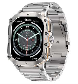 Смарт годинник Gelius Tactical Heavy (GP-SW016) Silver Titan