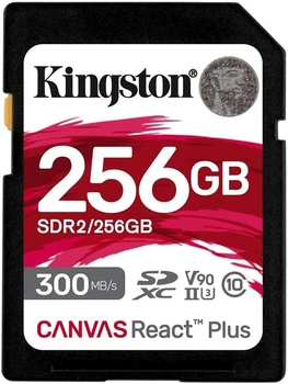 Карта пам'яті Kingston SD 256GB C10 UHS-II U3 ​​R300/W260MB/s