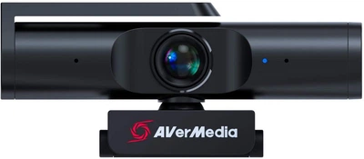 Вебкамера AVerMedia PW513 4K, 30fps, fixed focus, чорний