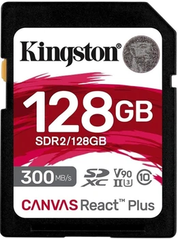 Карта пам'яті Kingston SD 128GB C10 UHS-II U3 ​​R300/W260MB/s