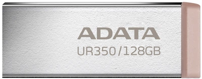 Флеш пам'ять USB Adata UR350 128GB USB3.2 Silver Brown (UR350-128G-RSR/BG)