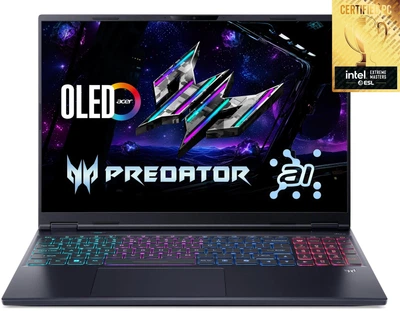 Ноутбук Acer Predator Helios Neo 16S PHN16S-71 16" OLED, Intel U9-275HX, 32GB, F1TB, NVD5070-8, Lin, чорний