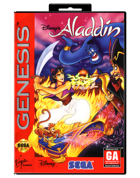 Игра Sega Mega Drive Disney's Aladdin USA Английская Версия Без Мануала Б/У