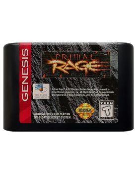 Игра Sega Mega Drive Primal Rage USA Английская Версия Только Картридж Б/У