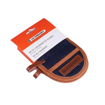 Rękawice kuchenne Le Creuset bawełniane szare 2 szt (630870261043)