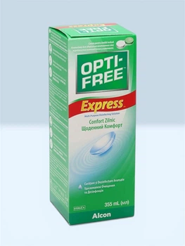 Раствор для контактных линз Alcon Opti-Free Express 355 мл Оптифри жидкость вода для линз дезинфекция очистка увлажнение