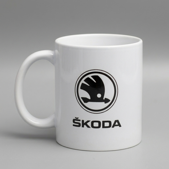 Чашка з логотипом Skoda 330 мл.