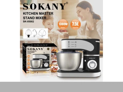 Планетарний тістоміс з потужним мотором 2000 Вт Sokany SK-05002 (49945-SK-05002_4009)