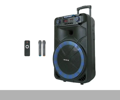 Акустична переносна колонка ZXX-8085 80Вт 2x8 TWS/FM/USB/TF/BT/LED/REC/MIC/ДК (49630-ZXX-8085_4059)