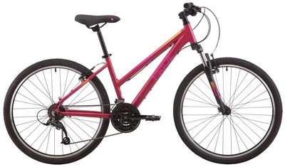 Велосипед 26" Pride STELLA 6.1 рама - L бордовый (задний и передний переключатели и манетка - MICROSHIFT) A3