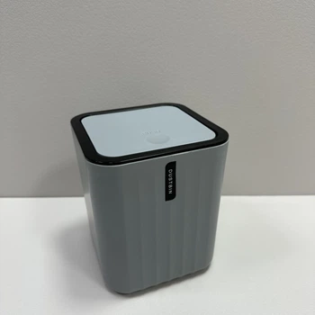 Контейнер для сміття пластиковий 13,8х13,8х16 см Stenson R38339-2GY сірий