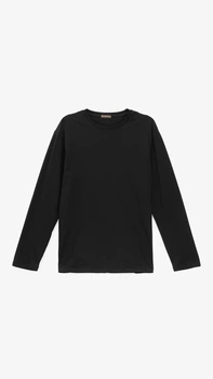 Лонгслив однотонный мужской GENUA G01211-0002 M Черный shop (2000999393365)