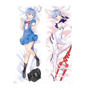 Наволочка для дакимакуры Евангелион Аянами Рей Evangelion Rei Ayanami 150 х 50 см