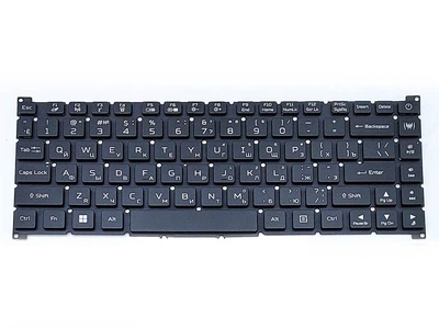 Клавіатура з підсвіткою для ноутбуків ACER Predator Triton 300SE PT314-51S / PT516-52s / PT516-51s — RU, чорна