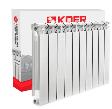 Биметаллический радиатор Koer 500/100 серый