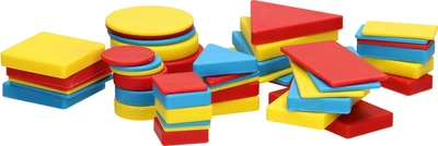 Zestaw klocków Lobbes geometryczno-matematyczny 48 elementów 8190044 (8713218061160)