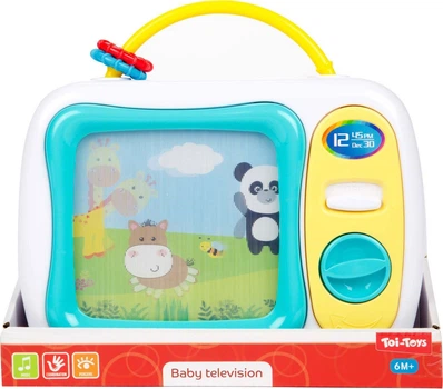 Zabawka dla niemowląt Toi-Toys telewizor dla dzieci ze zwierzętami i dźwiękami 2430751 (8714627019131)