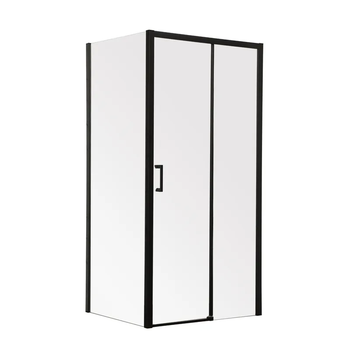 Душова кабіна без піддону Mixxus Premium DIVERSE SC03-100x80 Black з прозорим склом 6мм (MI6866)