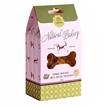 Печиво з яловичиною, бататом та кіноа для собак Natural Ласощі 100 г (4820241161799)