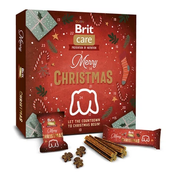 Brit Care Advent Calendar - Рождественский адвент-календарь лакомств для собак 24 шт. (250 г) (8595602579501)