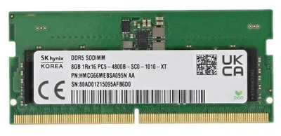 メモリー SK hynix DDR5-4800 Memory UDIMM 8GB Hynix 8GB DDR5-4800 DIMM HMCG66MEBUA081N HMCG66MEBUA084N Desktop