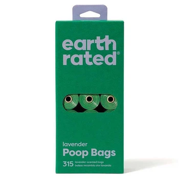 Пакеты для уборки за собакой с ароматом лаванды Earth Rated Poop Bags Lavender 315 шт. (21 рулон.х15 шт.) (870856000703)