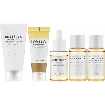 Набор миниатюр для лица с центеллой Skin 1004 Madagascar Centella Travel Kit Renewed 1set