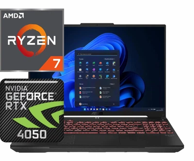 Ноутбук (2026) ASUS TUF Gaming A16 Ryzen 7 7445HS/ 64GB / 1TB/ Win11x Licensed/ RTX4050 / 16" 144Hz