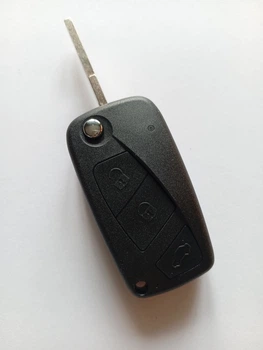 Корпус викидного ключа для Fiat Scudo Punto Doblo Ducato Stilo Galakeys 3 кнопки з лезом SIP22 (08-13)