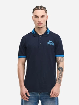 Поло чоловіче Lonsdale BYERMOOR 117882-1541 L Dark Navy/Blue (4255581599917)