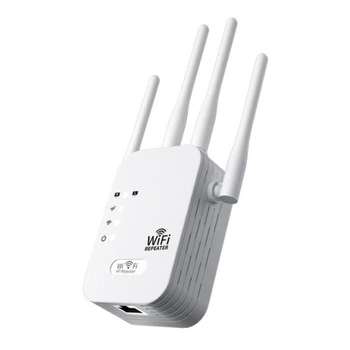 Wi-Fi ретранслятор усилитель сигнала 300 Мбит 6 антенн для дома офиса точка доступа маршрутизатор ABS пластик 2.4 GHz беспроводное устройство для стабильного интернет соединения покрытие мертвых зон