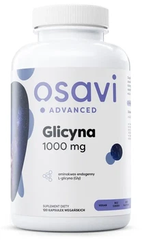 Гліцин Osavi Advanced Glycine 1000 м г 120 капсул (5904139923528)