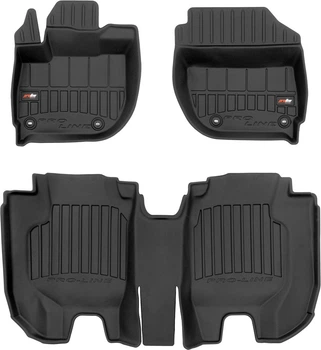 Автомобильные коврики в салон Frogum 3D на Honda HR-V 2 13-21 Хонда ХР-В черные SO5932