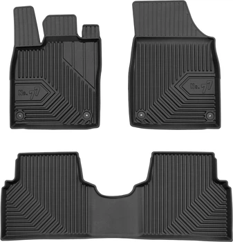 Автомобільні килимки поліки в салон Frogum 3D для Volkswagen ID.3 1 19- Фольксваген Айді3 чорні SO6459