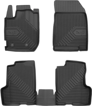 Автомобільні килимки поліки в салон Frogum 3D для Renault Duster 2 21- Рено Дастер чорні SO6544