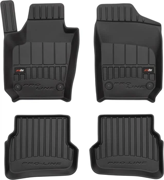 Автомобільні килимки поліки в салон Frogum 3D для Seat Ibiza 4 08-17 Сєат Ібіца чорні SO5831