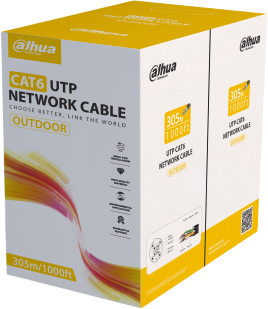Skrętka Dahua Cat 6 UTP 305 m Black (PFM920-6UN)