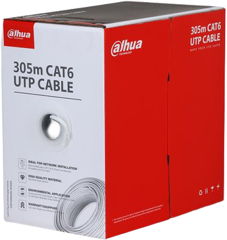 Skrętka Dahua Cat 6 UTP 305 m White (PFM922I-6UN-C-WHITE)