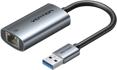 Адаптер Vention USB-A to RJ45 0.15m Silver (6922794789968)
