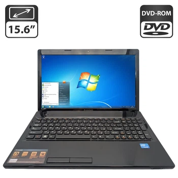 Ноутбук Lenovo G580 / 15.6" (1366x768) TN / Intel Celeron B830 (2 ядра по 1.8 GHz) / 8 GB DDR3 / 320 GB HDD / Intel HD Graphics / WebCam / DVD-ROM б/у