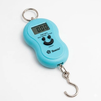 Кантер электронный Domotec MS-601 до 50 кг Голубой (1000011-LightBlue)