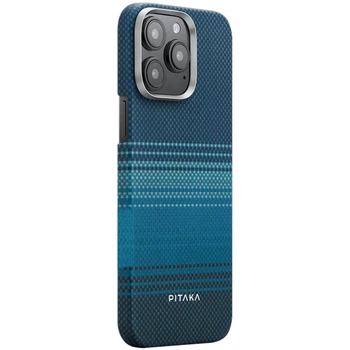 Чохол PC PITAKA with Magnetic Safe на Apple iPhone 15 Pro (6.1") Moonrise