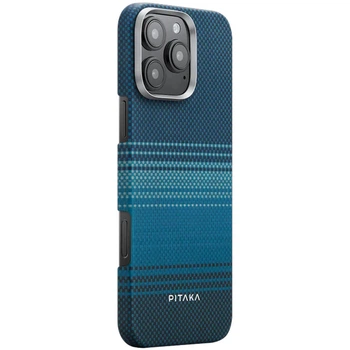 Чохол PC PITAKA with Magnetic Safe на Apple iPhone 16 Pro (6.3") Moonrise