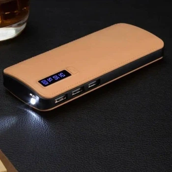 Портативное Зарядное Устройство Повербанк 50000 Mah Power Bank Smart Tech Бежевый (280263)