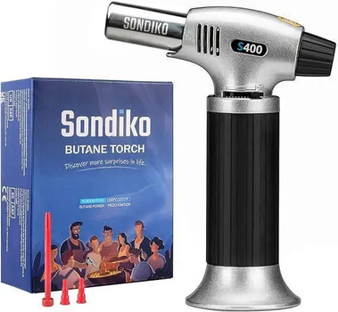 Грелка Паяльна лампа Sondiko S400 Сірий