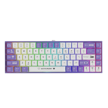 Ігрова механічна клавіатура AJAZZ AK680 з RGB Brown Switch