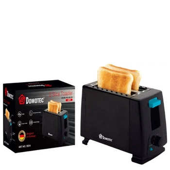 Тостер Domotec MS 263 на 2 скибки 650 Вт Чорний
