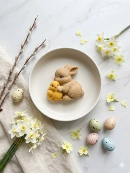 Шоколадні фігурки для декору пасок до Великодня Chocolina ручної роботи