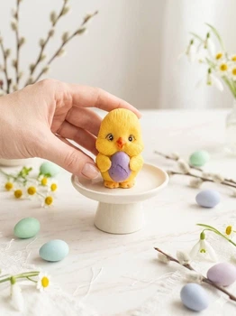 Шоколадные фигурки для декора куличей к Пасхе Chocolina ручной работы