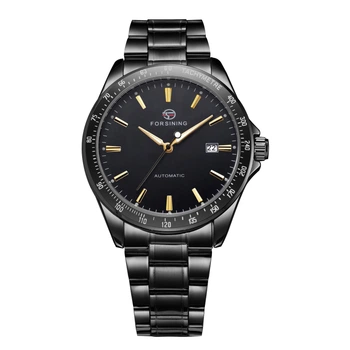 Наручные часы Forsining 8294 Black-Gold Steel